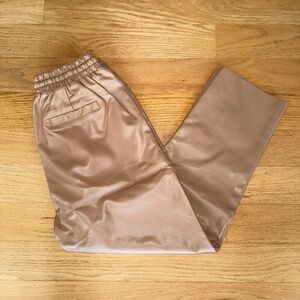 Deluc Fleetwood Faux Leather Crop Pants